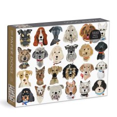 Galison Puzzle Papirnati psi 1000 kosov