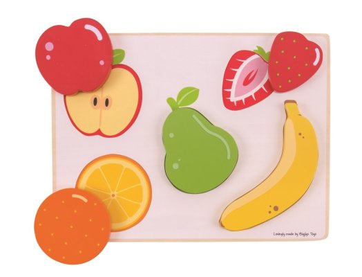 Bigjigs Toys Steckpuzzle Obst