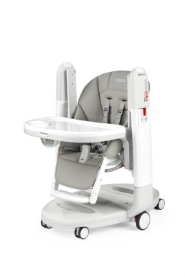 PEG PÉREGO Esszimmerstuhl Tatamia Follow Me Wonder Grey 2022 + gratis Stange