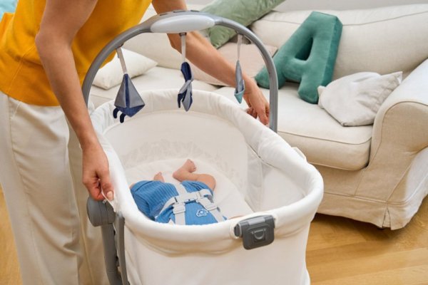 CHICCO Spjälsäng/säng/stol Chicco Baby Hug Pro - Earl Grey