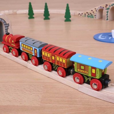 Bigjigs Rail Personenzug + 2 Schienen