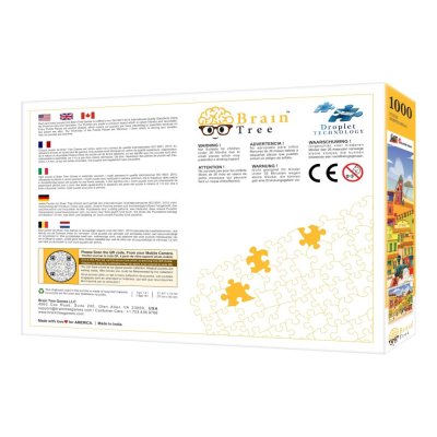 Puzzle Brain Tree Trenul Western cu 1000 de piese