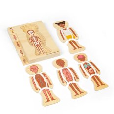 Bigjigs Toys Lesene puzzle Anatomija dekle