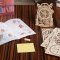 Ugears Drewniane Puzzle Mechaniczne 3D Dekoracyjny Budzik