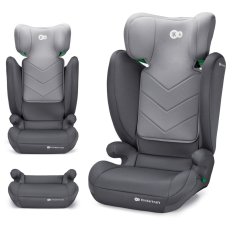 KINDERKRAFT Bilbarnstol i-Spark i-Size 100-150 cm Grå