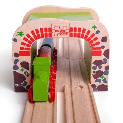 Bigjigs Rail Túnel Ferroviário Duplo