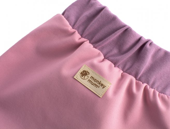 Pantaloni softshell pentru copii cu membrană Monkey Mum® - Vată de zahăr