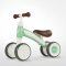 QPLAY Bicicleta sin pedales Cutey Green, edad 1-3 años