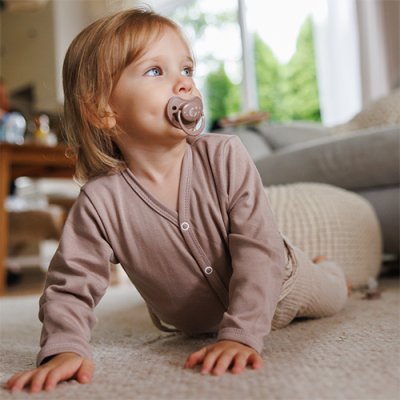 BABYONO Smoczki silikonowe anatomiczne 18m+, 2 szt.