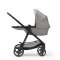 KINDERKRAFT Kinderwagen kombiniert 3 in 1 Newly Moonlight Grey + Mink PRO