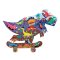 Mudpuppy Puzzle Jurski skatepark 75 kosov