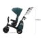 KINDERKRAFT SELECT Tricycle Easytwist Platinum Grey, Premium