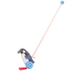 Bigjigs Baby Fa Jármű Pingvin