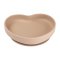 CANPOL BABIES Assiette silicone avec ventouse Coeur beige