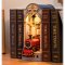 RoboTime Puzzle 3D Suporte para Livros Miniatura de Casa