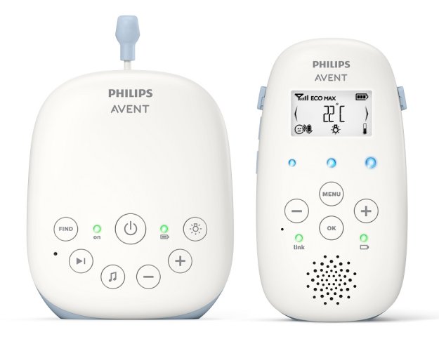 Philips AVENT Monitor de bebê com áudio SCD715/52