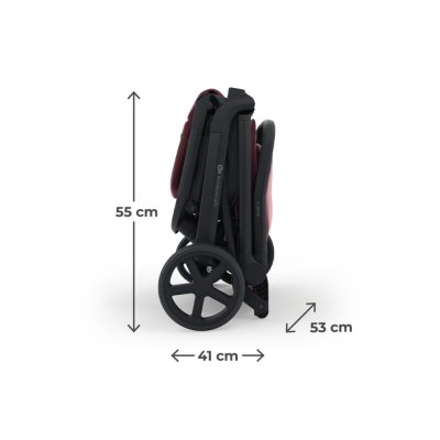 KINDERKRAFT SELECT Kočárek sportovní Nubi 3 Dark Ruby