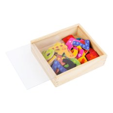 small foot Drewniane kolorowe cyfry magnetyczne 40 szt.