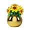 Sluban Flowers M38-P8062 Sonnenblumen- und Gänseblümchenstrauß in einer Vase