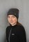 Berretto foderato slouchy Outlast® - mélange nero/nero