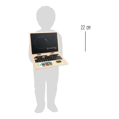 small foot Houten magnetische laptop