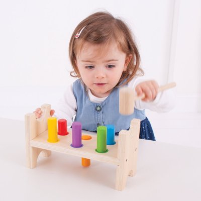 Bigjigs Baby Holz Hammerbank