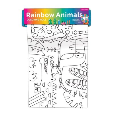 Mudpuppy Mini libro de colorear animales de colores