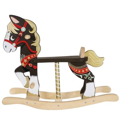 Le Toy Van Petilou Cavalo de Baloiço Castanho