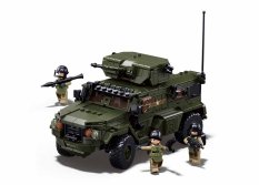 Sluban Model Bricks M38-B1179 Oklepno bojno vozilo Typhoon VDVS v merilu 1:35