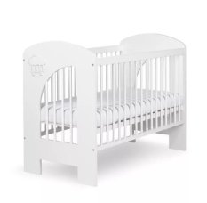KLUPS Baby bed NEL Cloud 120x60 cm white