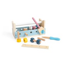 Bigjigs Toys Cassetta degli attrezzi 2 in 1