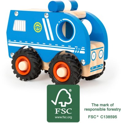 small foot Houten Politieauto