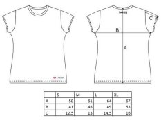 T-shirt da donna KR sottile con scollo a U Outlast® - nero