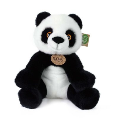 Rappa Plyschpanda sittande 27 cm ECO-FRIENDLY