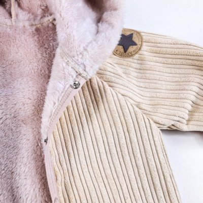 Lammfelljacke - Beige