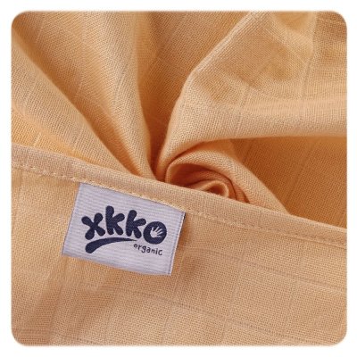 KIKKO Babywindeln aus Bio-Baumwolle Old Times 70x70 (5 Stück) – Pastelltöne, für Mädchen