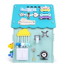 2Kids Toys Activity Board Häuschen blau