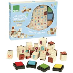 Vilac Holzstempel Alphabet 76Stk