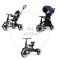 QPLAY Rowerek Trójkołowy Rito Plus Blue, 3 w 1, wiek 10-72 miesiące