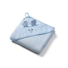 BABYONO Handdoek met capuchon en handvatten Bamboe blauw 100x100 cm