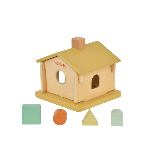Moover Caja clasificadora - Casa marrón