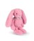 Doudou Lapin en peluche avec foulard rose 35 cm