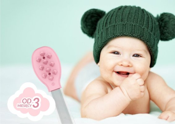NENO Cepillo de dientes eléctrico infantil para niños Denti - rosa 3m+