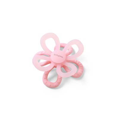 BABYONO Silicone Teether Flower - Pink