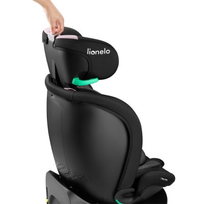 LIONELO Bilbarnstol Navy i-Size (40-150 cm) Black Pink