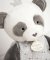 Conjunto de presente Doudou - panda de pelúcia 20 cm