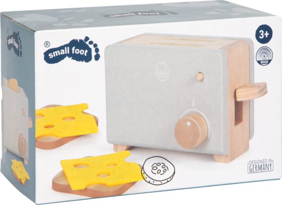 small foot Leseni opekač kruha Tasty siv