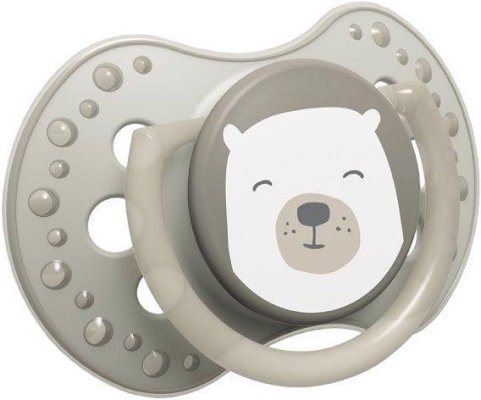 Schnuller Silikon symmetrisch dynamisch Buddy Bear 0-2M 2 Stk
