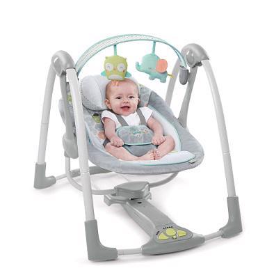 INGENUITY Swing com melodia Hoots&Hugs 0m+ até 9 kg