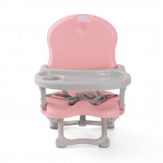 Cestovní dětská jídelní židlička - Růžová